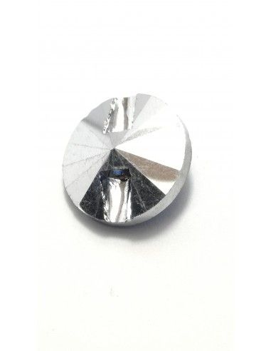 Glass Button 30 mm Crystal -1PC