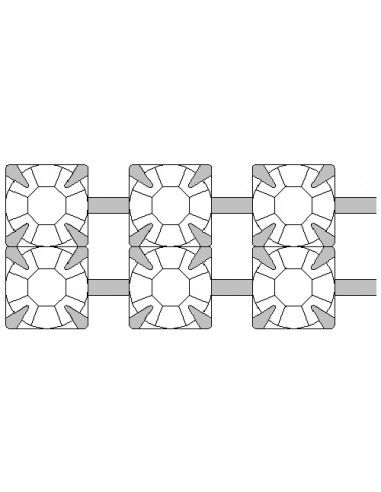 Catena Strass Distanziata ss 12  a 2... Catena Strass Distanziata ss 12  a 2...