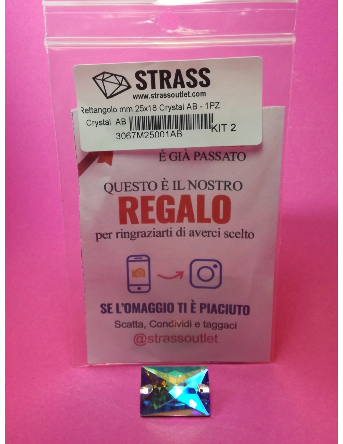 KIT TEST PRODOTTI "GT CRYSTAL" CARTELLA COLORI STRASS - GT CRYSTAL