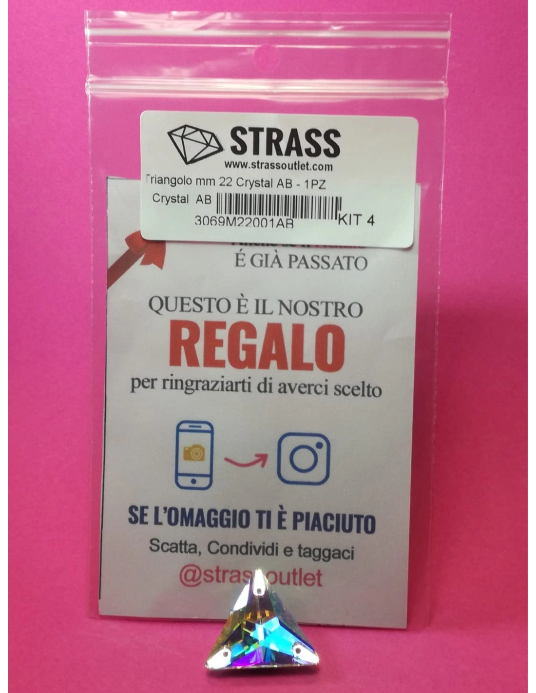 KIT TEST PRODOTTI "GT CRYSTAL" CARTELLA COLORI STRASS - GT CRYSTAL