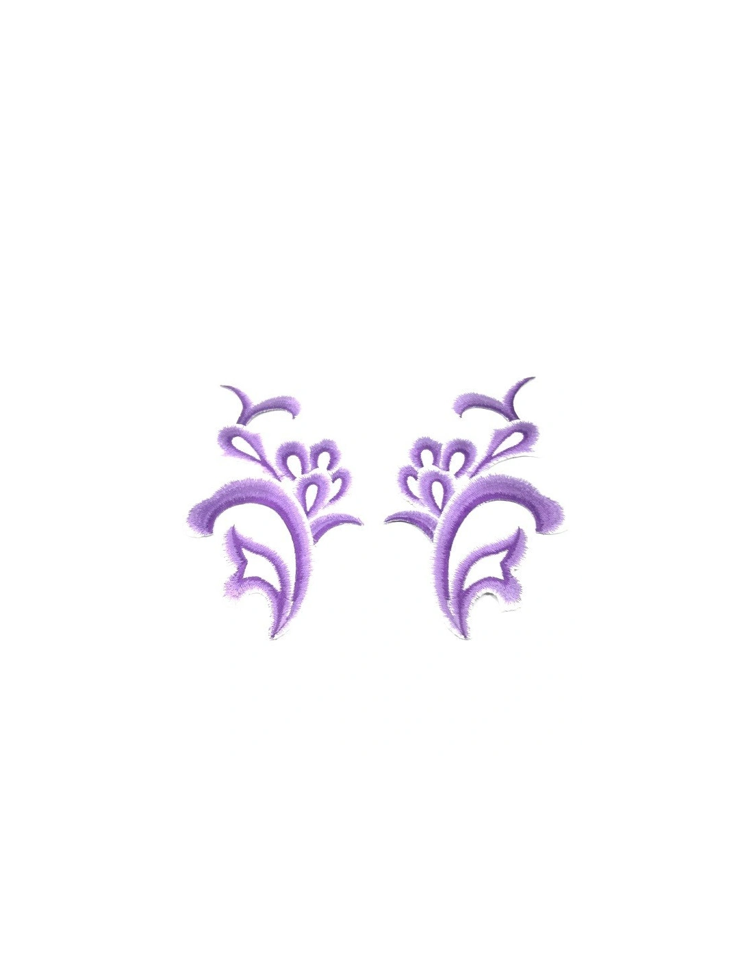 Applicazione in Tessuto ricamato Amethyst cm 24x12.5 - 1PA