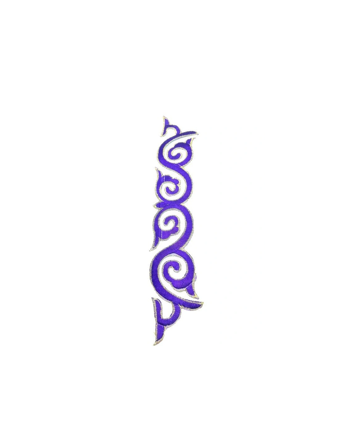 Applicazione in Tessuto ricamato Amethyst cm 24x4.5 - 1PZ