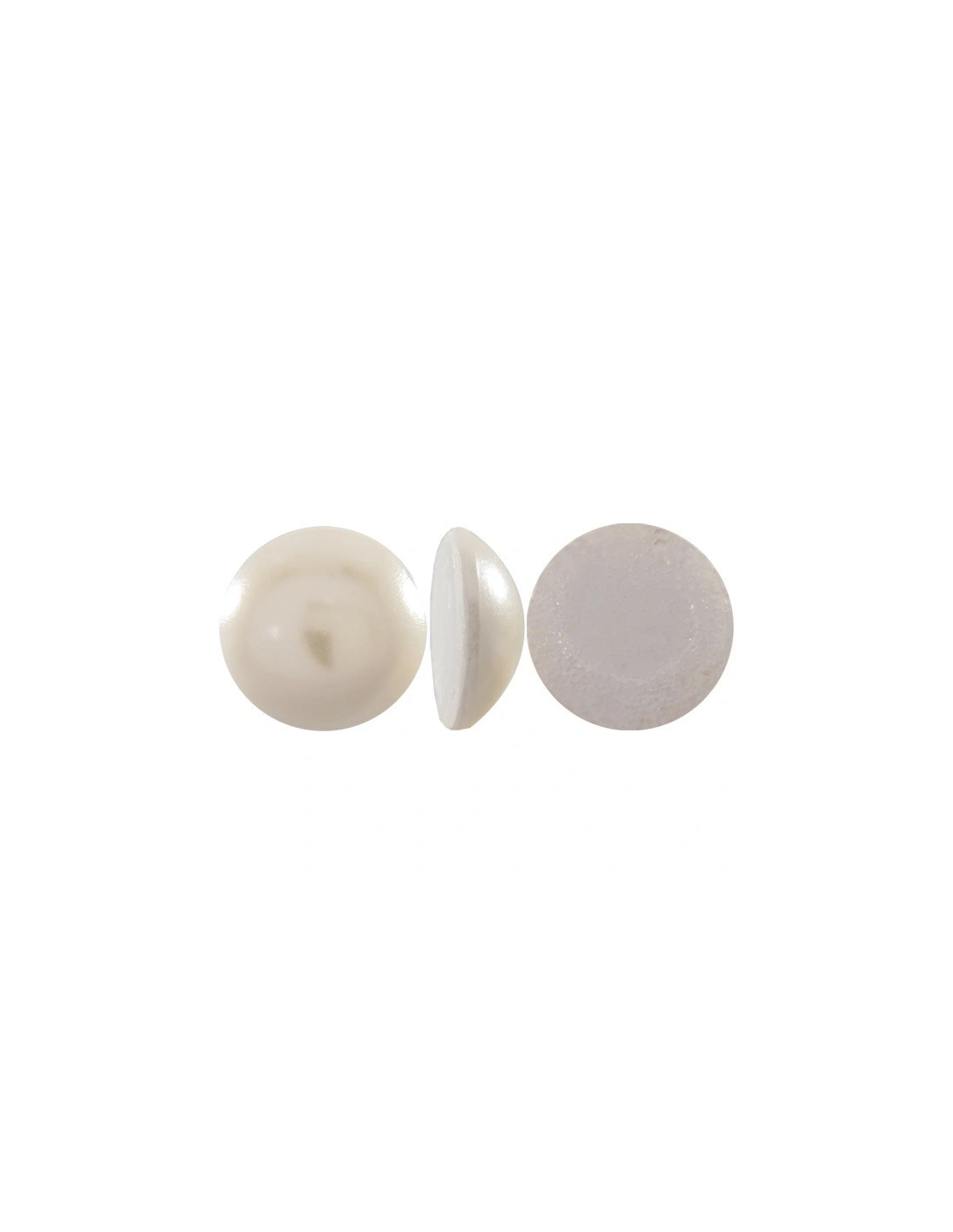 Swarovski Half Pearls ss 34 (mm 7.17) Creampearl - 1PC - Hotfix Strass