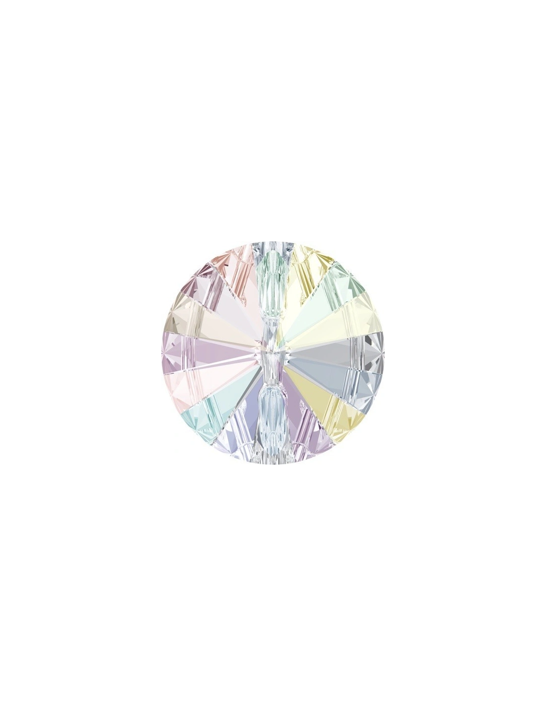 Swarovski Button mm 23 Crystal AB - 1PC - Buttons