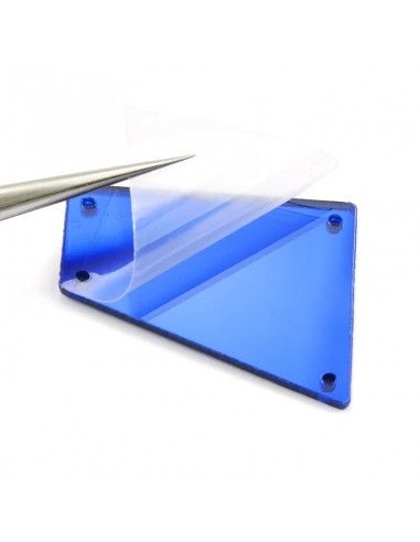 Mirrors to be sewed acrylic Oval Blu...