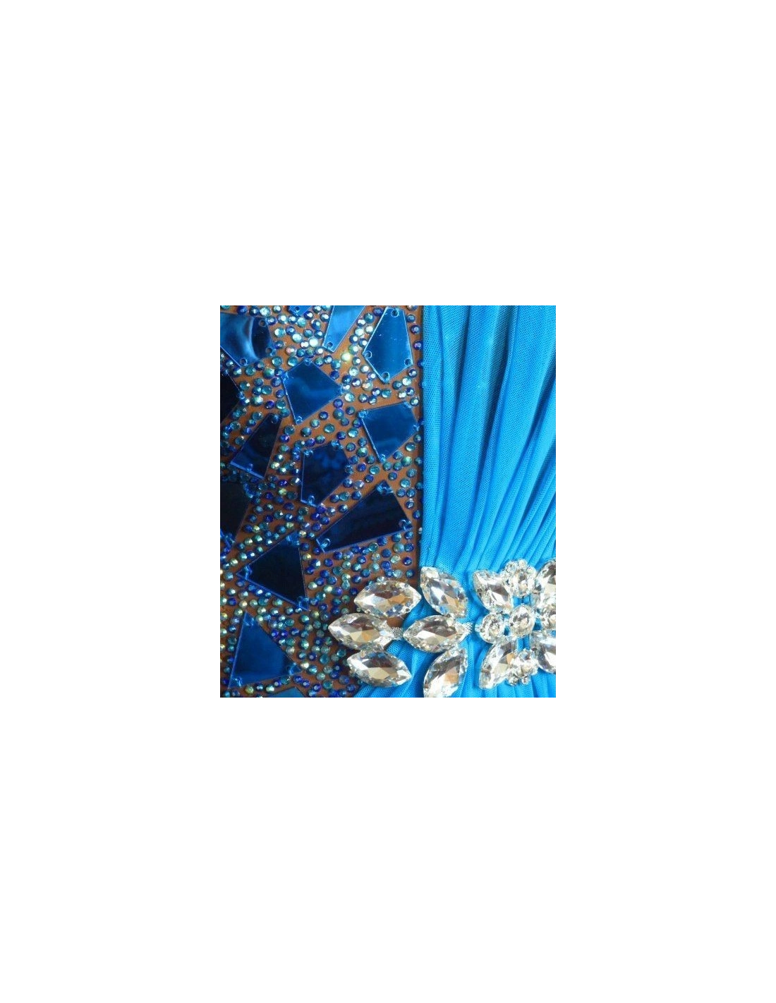 blue sewing mirrors for body