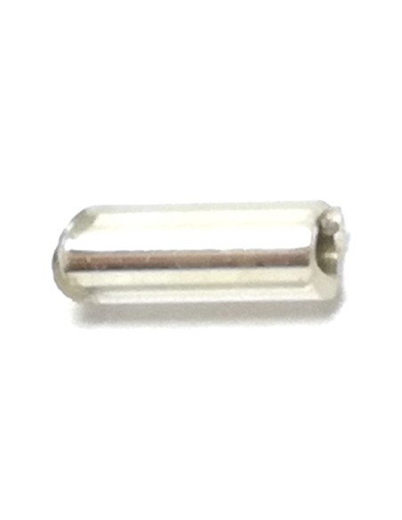 Bugle Round Preciosa  0.5 "(1.1mm) Crystal-Silver - 100GR - Rocailles and bugles