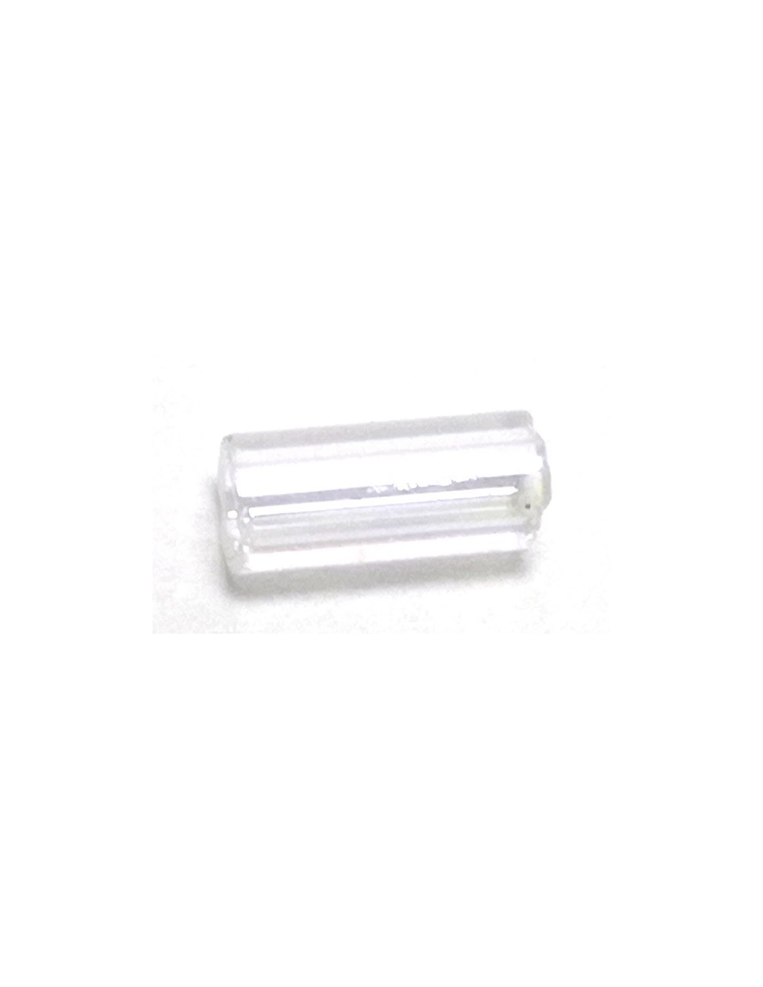 Bugle Round Preciosa 2” (mm 4,5) Crystal AB - 100GR - Rocailles and bugles