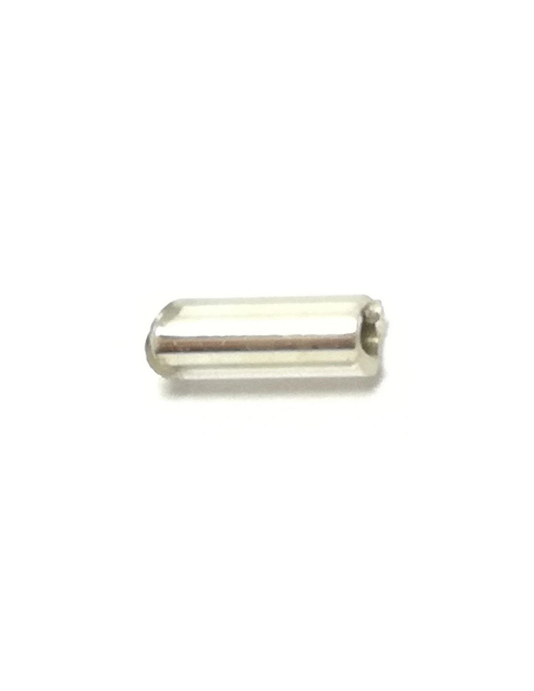 Bugle Round Preciosa  2” (mm 4,5) Crystal-Silver - 100GR - Rocailles and bugles