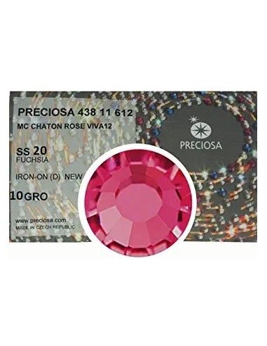 Strass Preciosa Termoadesivo ss 20  Fuchsia - 1440 pz Rhinestones Hotfix