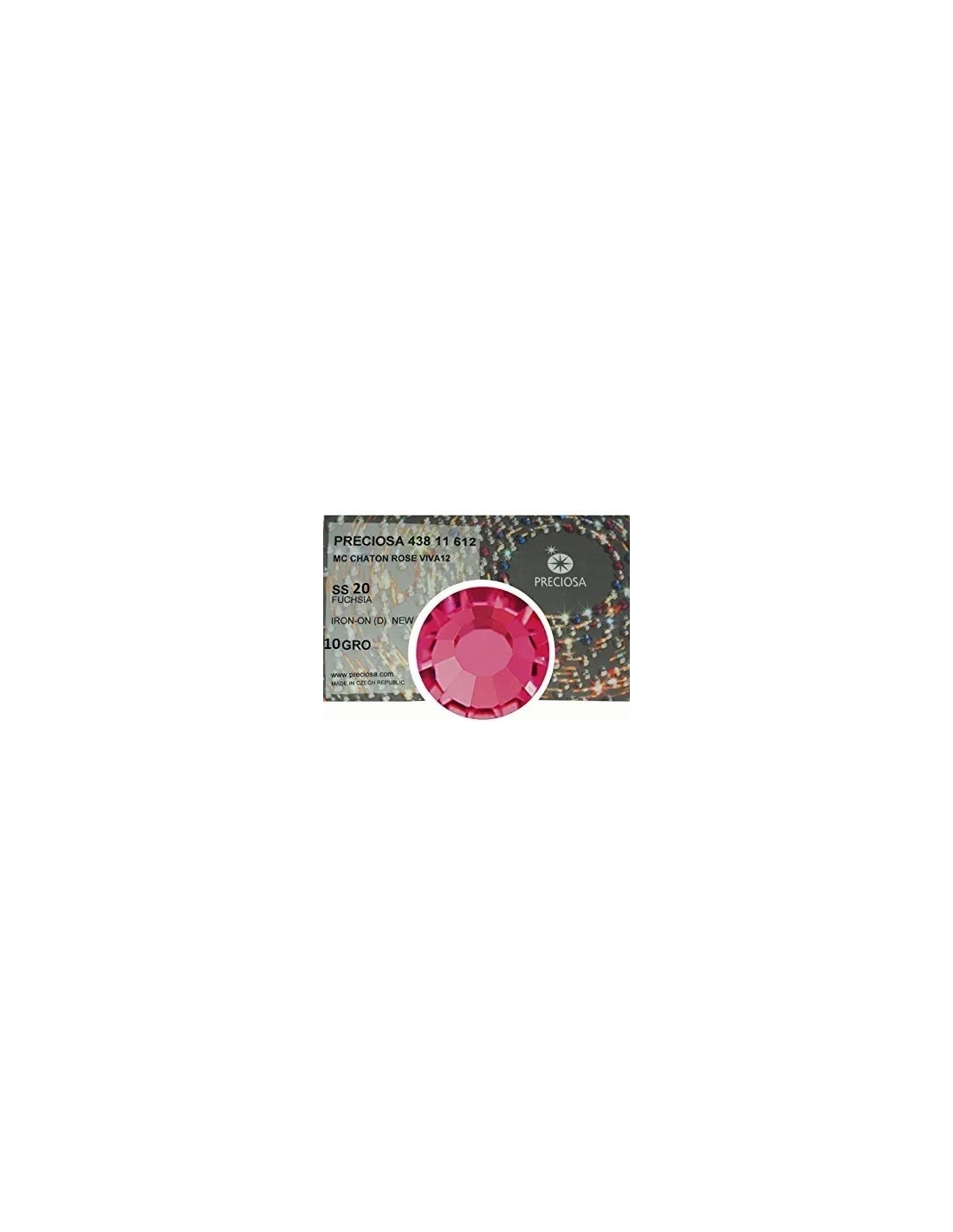 Preciosa Rhinestones Hotfix ss 20  Fuchsia - 1440 pcs - Hotfix Strass