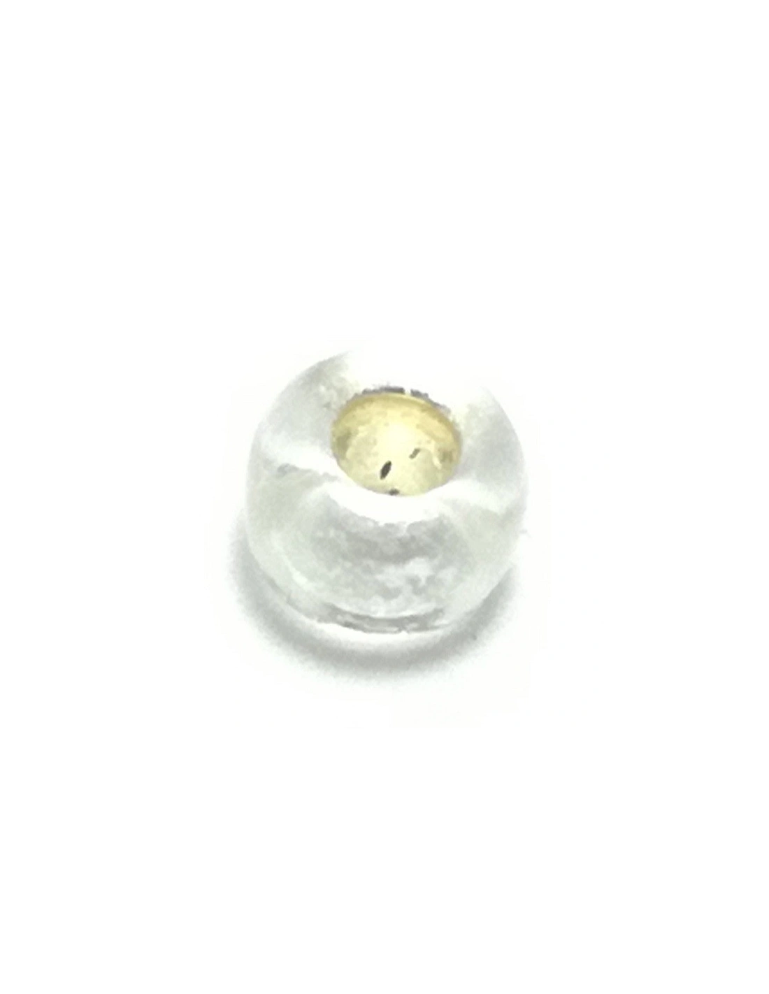 Seed Beads Preciosa 12/0 (mm 1,9) Crystal-Silver - 100GR - Rocailles and bugles