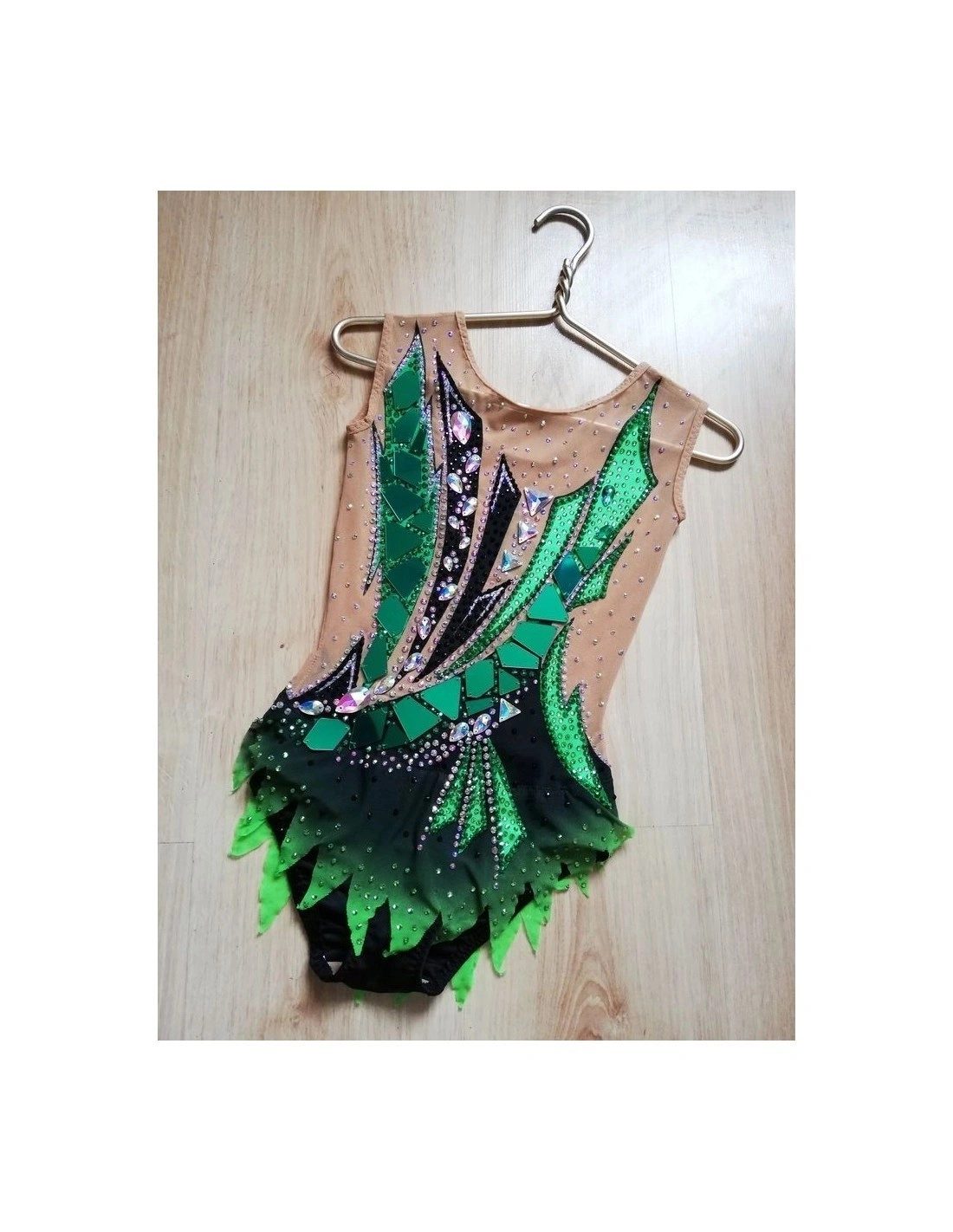 specchietto in acrilico verde per body
