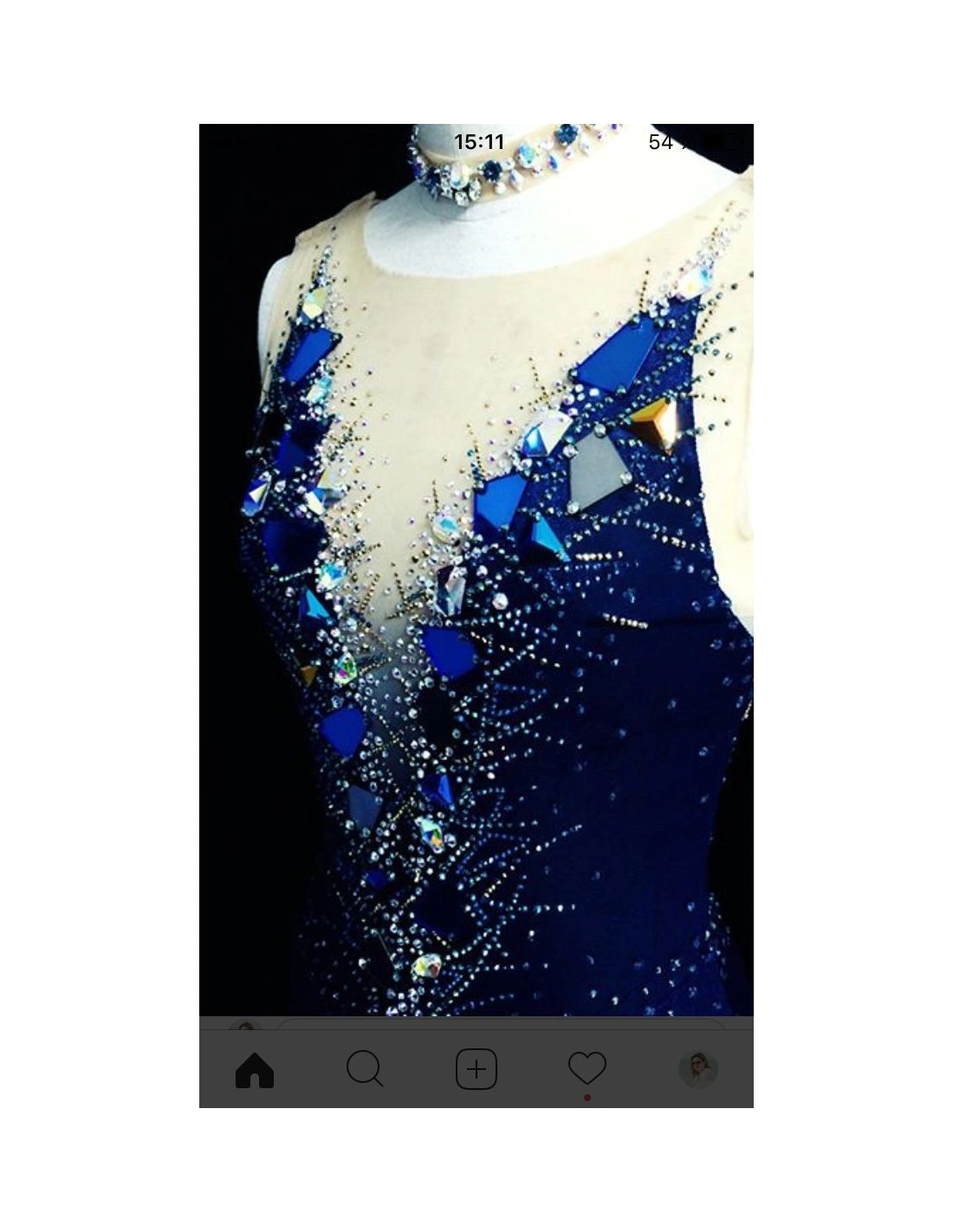specchietti da cucire blu per body