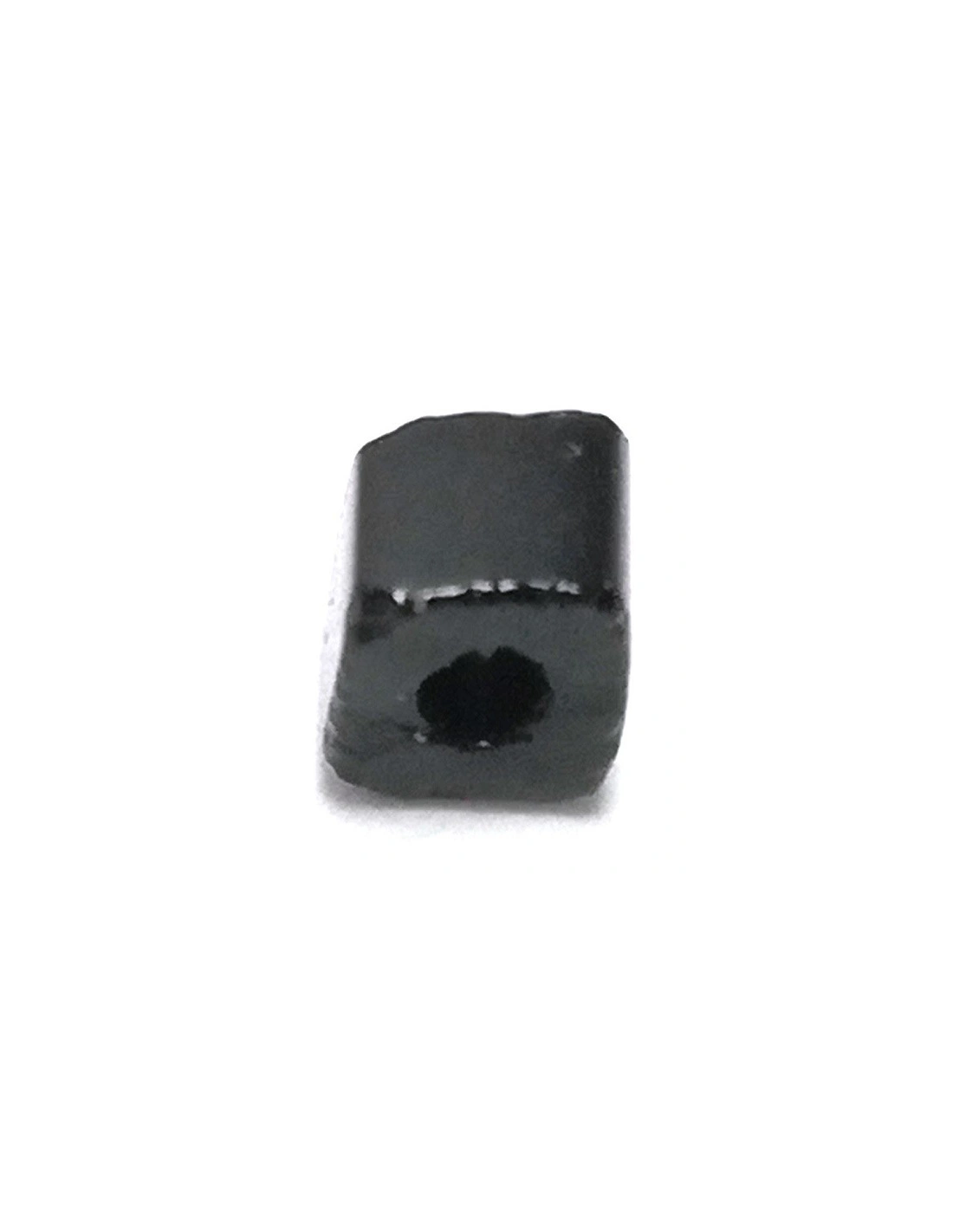 Square Tube Preciosa mm 2x2 Polished Black - 100GR - Rocailles and bugles