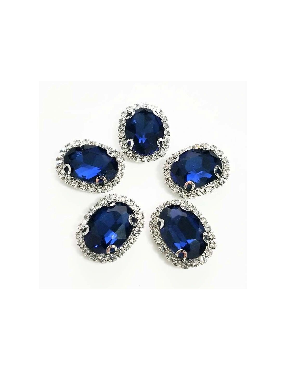 Oval Stone setting cm 2,5x3,5 Montana-Silver