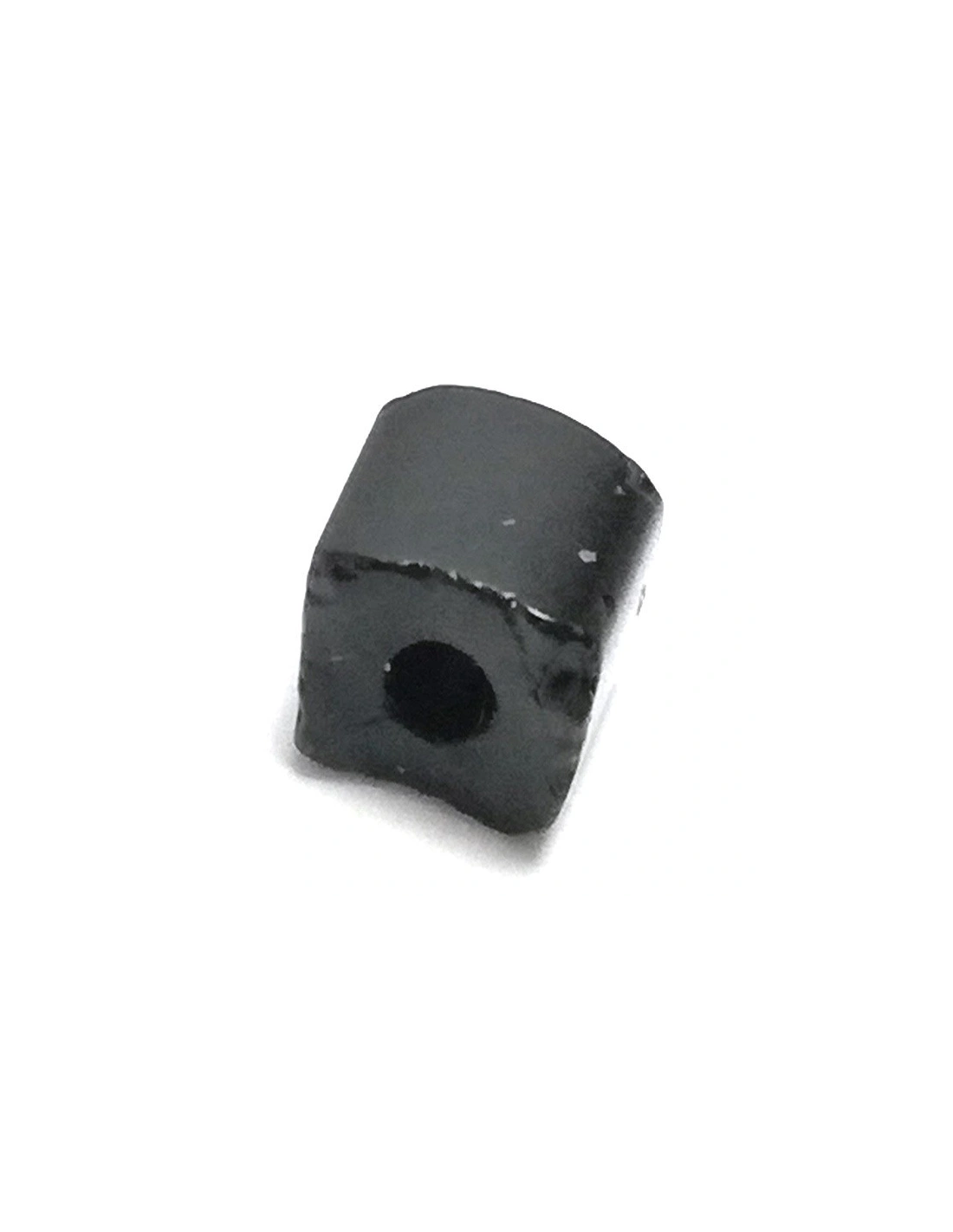 Square Tube Preciosa mm 3,4x3,4 Black Polished - 100GR - Rocailles and bugles