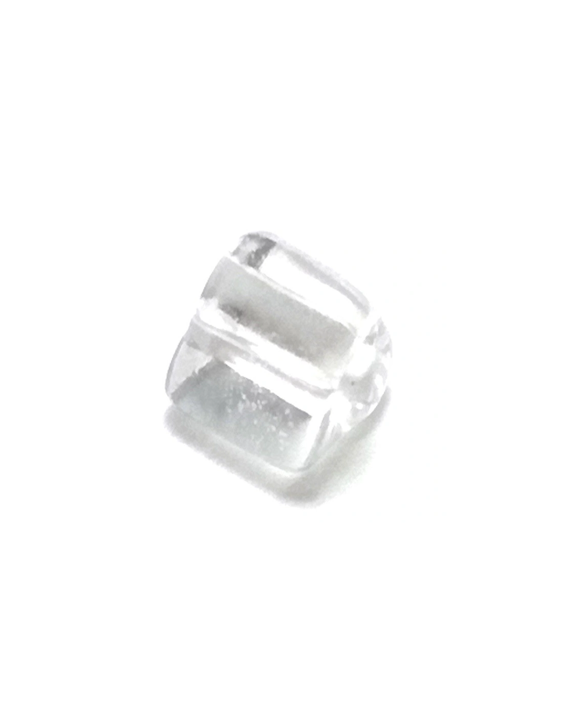 Triangle Tube Preciosa 2.5x2.5 mm Crystal - 100GR - Rocailles and bugles