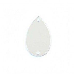 Sew on Mirror Drop Silver... 2