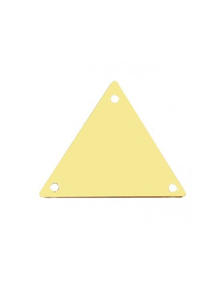Sew on Mirrors Triangle 30 mm Gold