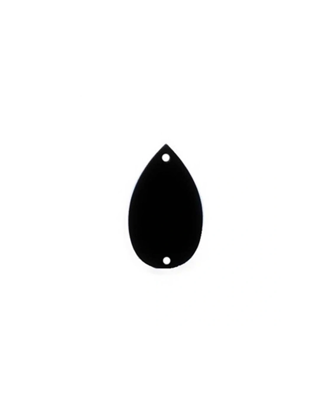 Specchietto da cucire in acrilico Goccia mm 28X17 Nero