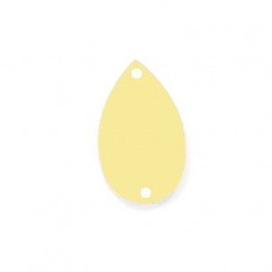 Specchietto Goccia mm 35x22 Oro - 10 PZ 2