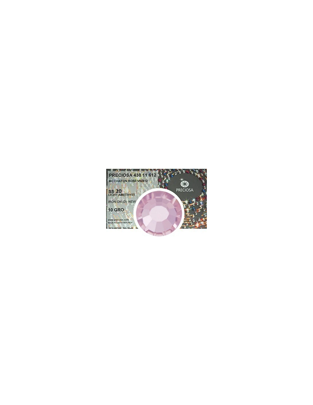 Strass Preciosa Termoadesivo ss 20  Light Amethyst - 1440 pz Rhinestones Hotfix