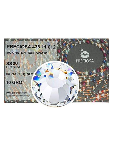 Strass Preciosa Termoadesivo ss 20  Crystal - 1440 pz Rhinestones Hotfix