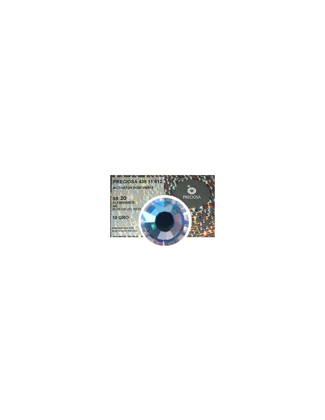 Strass Preciosa Termoadesivo ss 20  Alexandrite AB - 1440 pz Rhinestones Hotfix