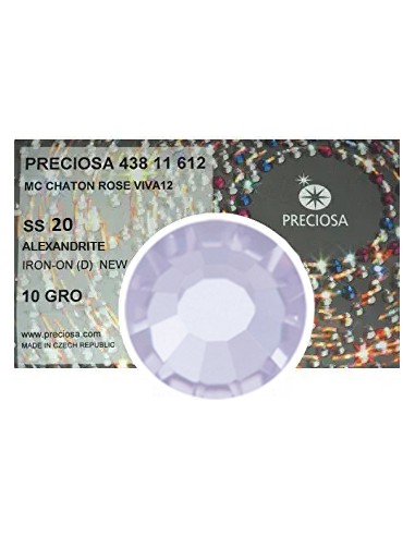 Strass Preciosa Termoadesivo ss 20  Alexandrite - 1440 pz Rhinestones Hotfix