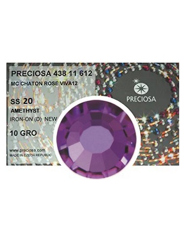 Strass Preciosa Termoadesivo ss 20  Amethyst- 1440 pz Rhinestones Hotfix