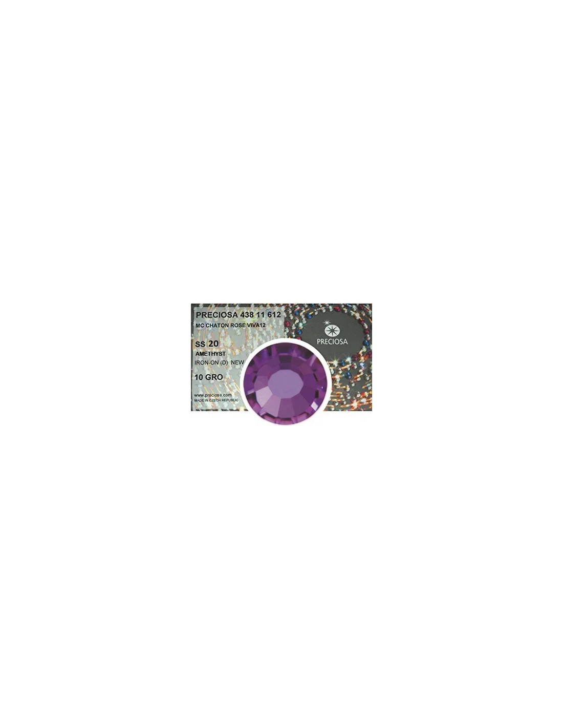 Strass Preciosa Termoadesivo ss 20  Amethyst- 1440 pz Rhinestones Hotfix
