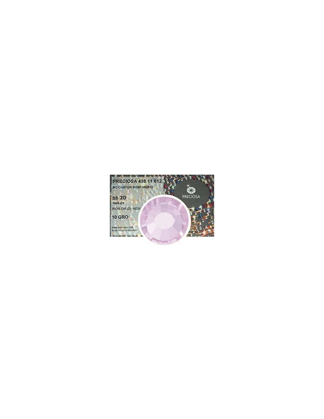 Strass Preciosa Termoadesivo ss 20 Violet  rhinestones hotfix