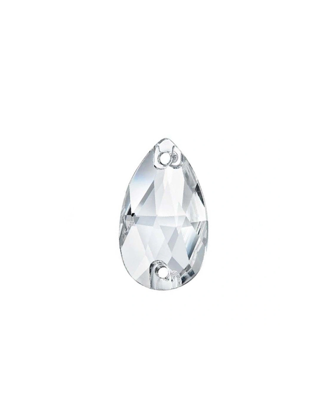 Pietra da cucire Goccia mm 28x17 Crystal