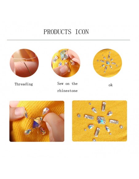 Application stone sew on