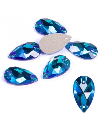 Pack Stone sew on Drop mm 18x10,5 Capri Blu Pack Stone sew on Drop mm 18x10,5 Capri Blu