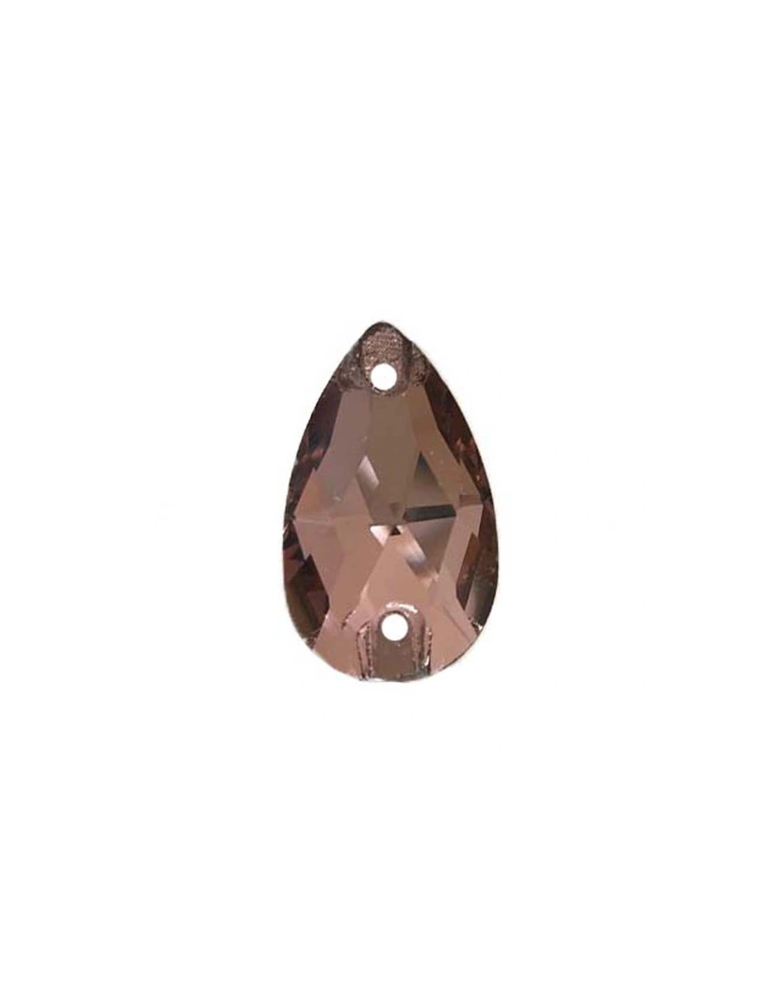 Stone sew on  Drop mm 18x10,5 Lt. Smoke Topaz