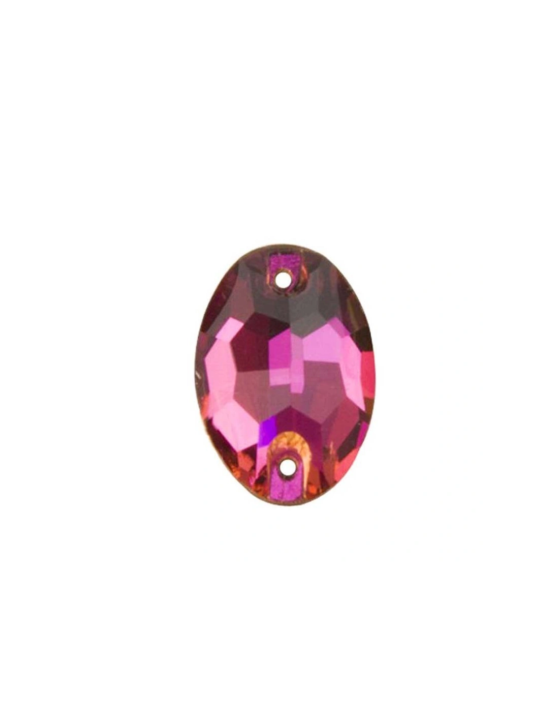 Stone sew on  Oval 16x11 mm Fuchsia