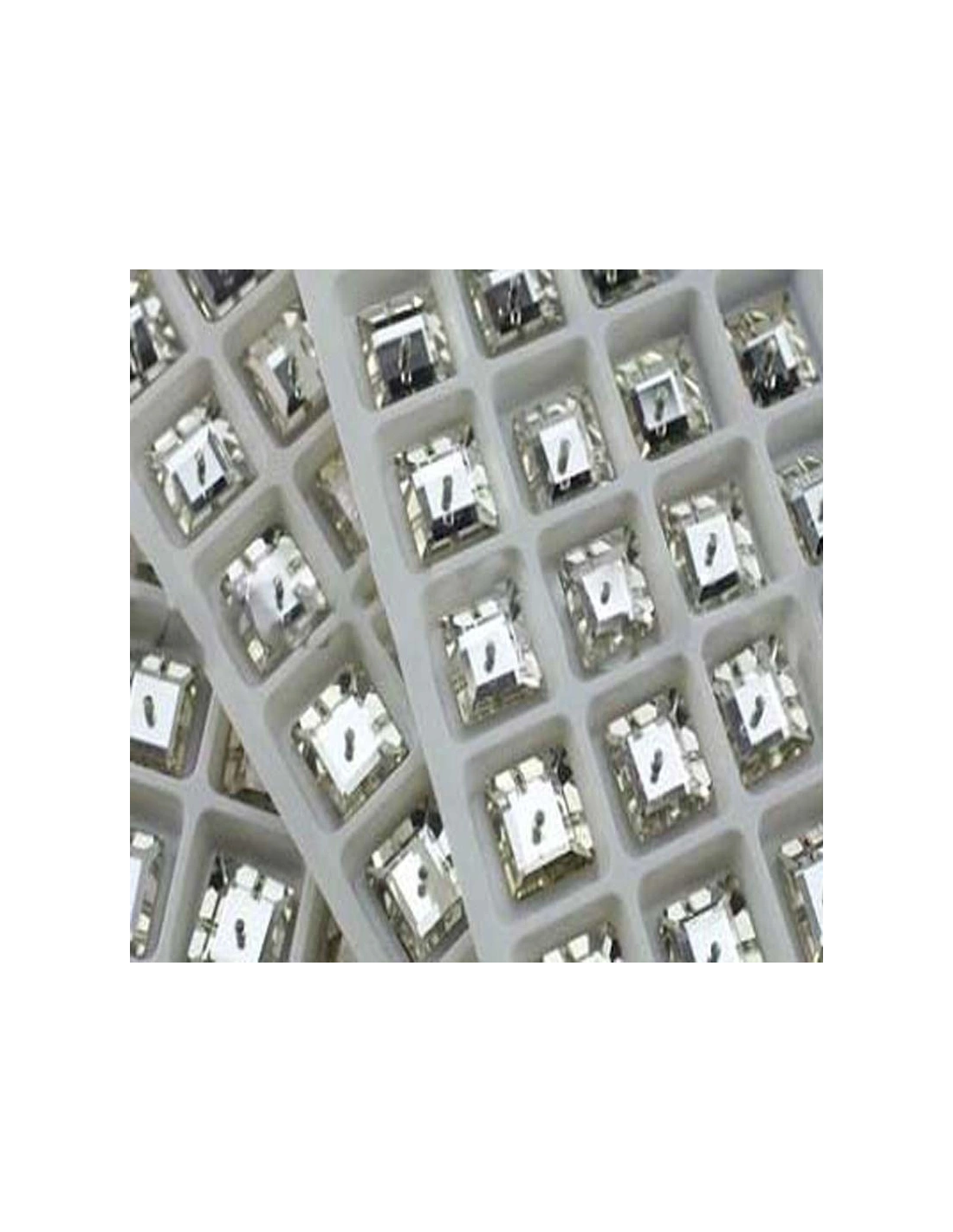 Pack Stone sew on  Square mm 6 Crystal