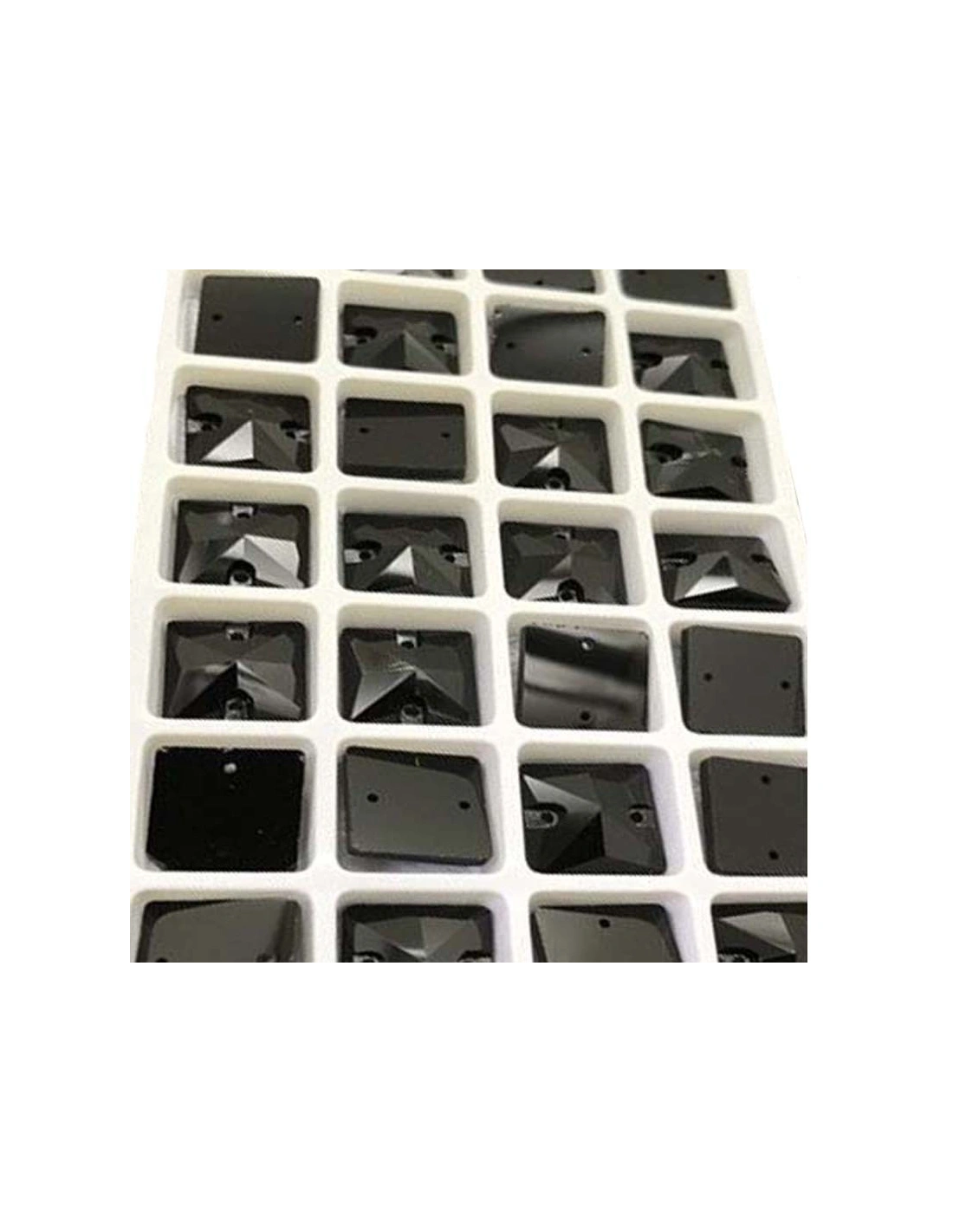 pack Stone sew on Square mm 16 Hematite