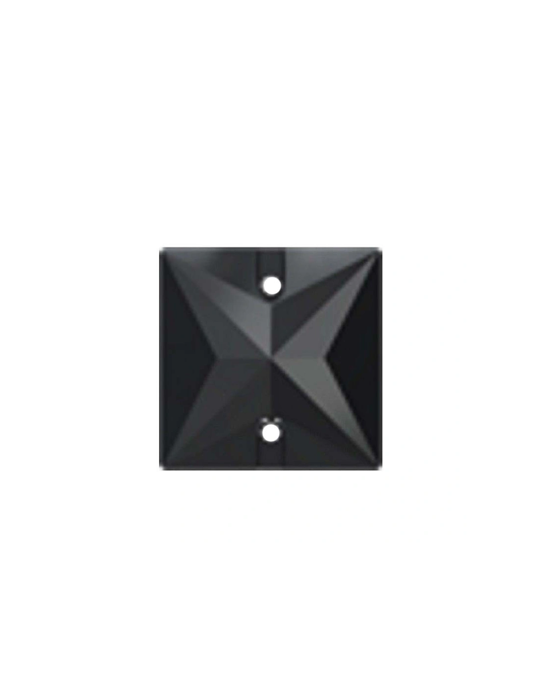 Stone sew on Square mm 16 Hematite