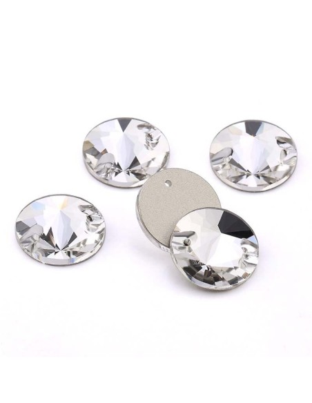 pack Stone sew on Round mm 12 Crystal