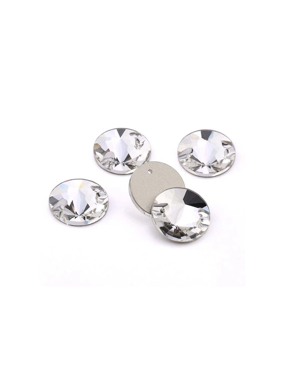 pack Stone sew on Round mm 14 Crystal