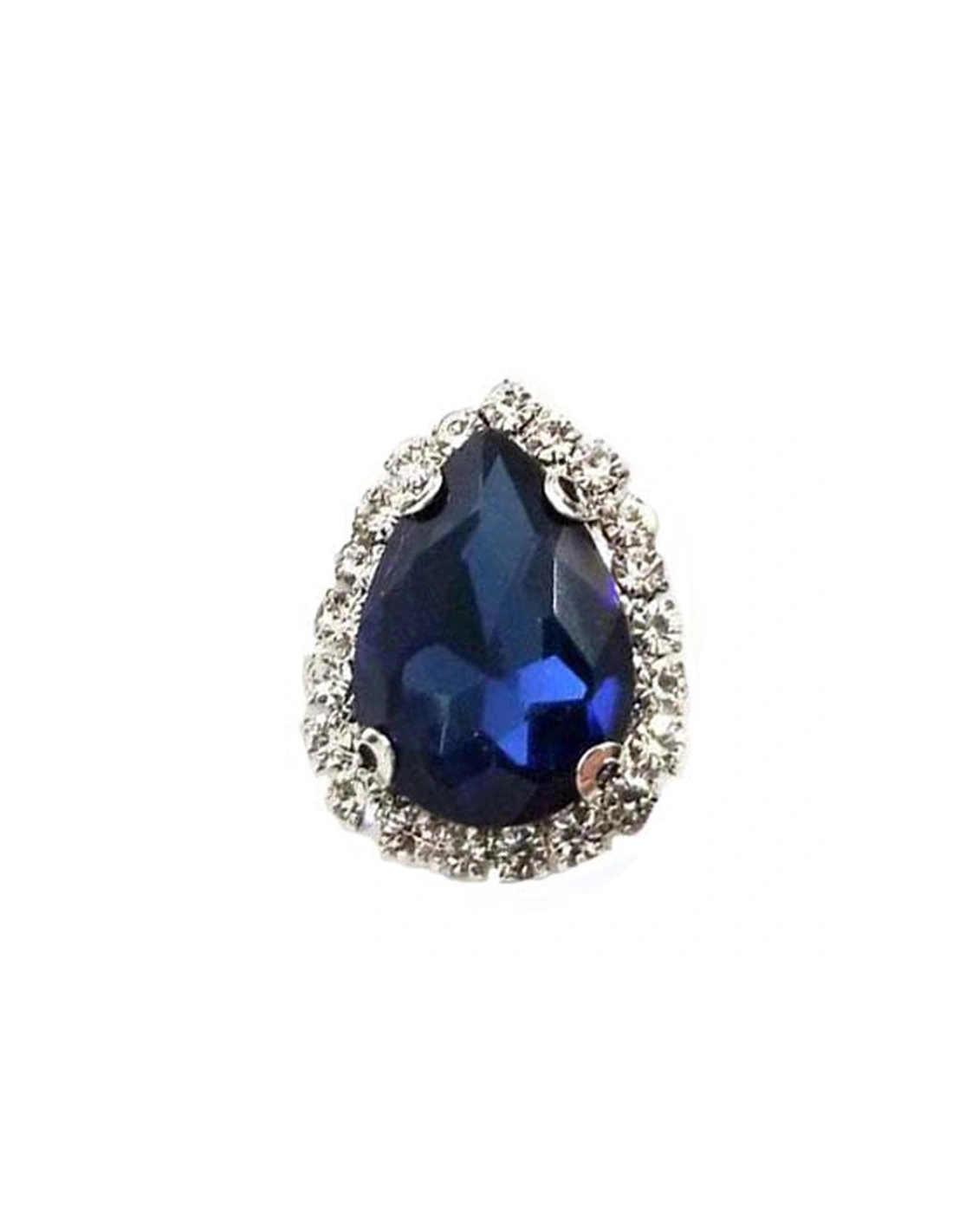 Drop Stone setting cm 2,5X3,5 Montana-Silver