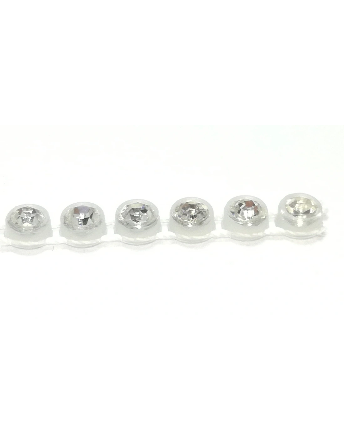 Bordura Strass su Filo ss 12 (mm 3,20) Trasparent-Crystal - 1MT