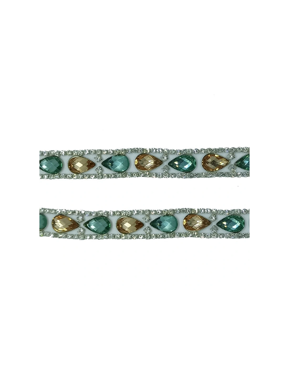 Catena Strass GioielloCrystal-Pietra 8/51-Silver - 1MT