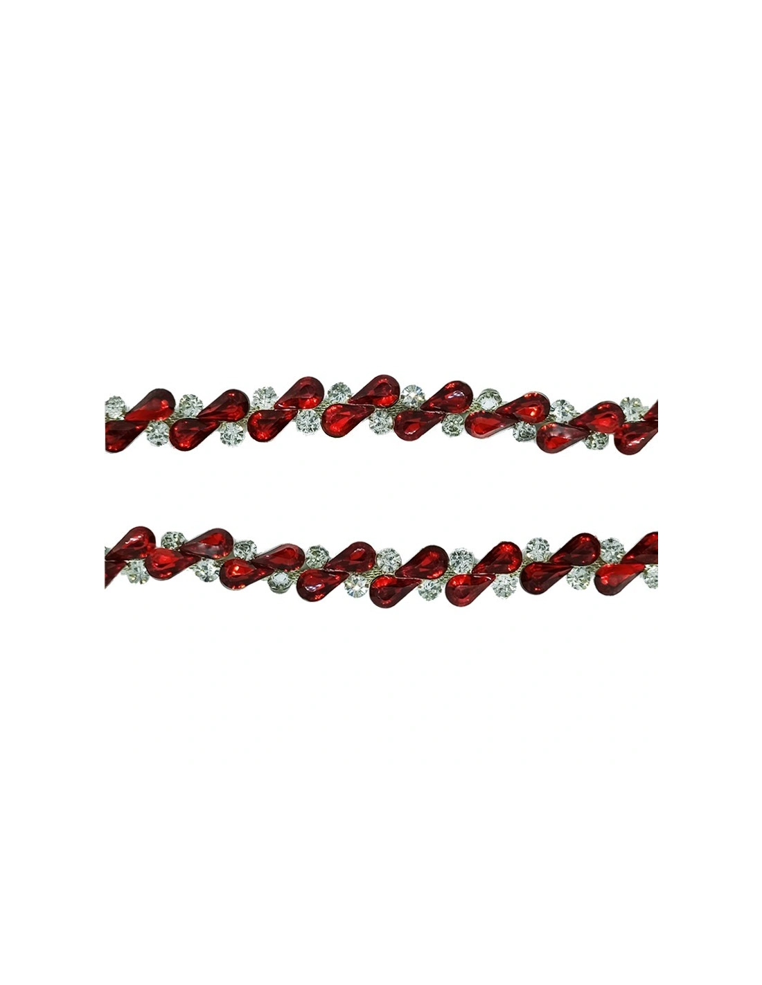 Jewel Strass Chain  Crystal-Pietra71-Silver - 1MT - Rhinestone chains