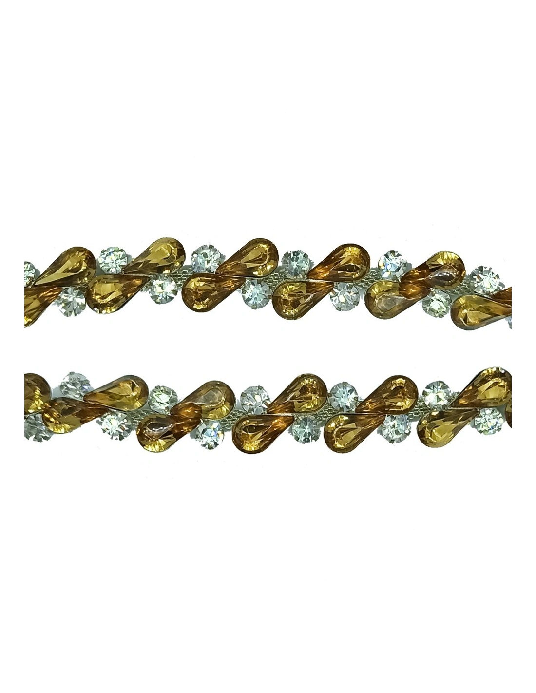 Crystal Rhinestones Chain Crystal-Stone7-Silver - 20 CM - Rhinestone chains