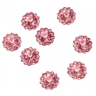 Strass Rotondo mm 12 Light Rose-Silver - 1PZ 2