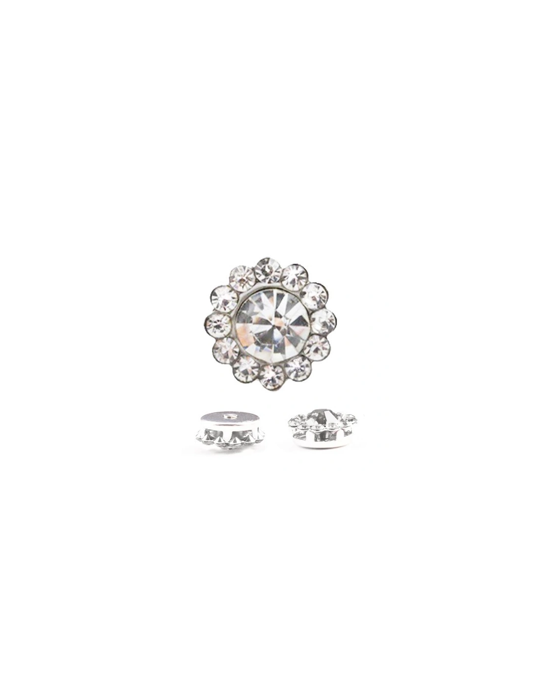 Strass Rotondo mm 12 Crystal-Silver - 1PZ